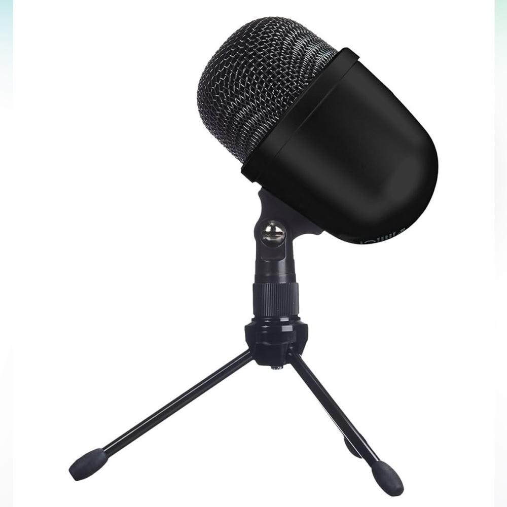 Amazon basics USB condenser microphone and wind/pop screen - used only once.